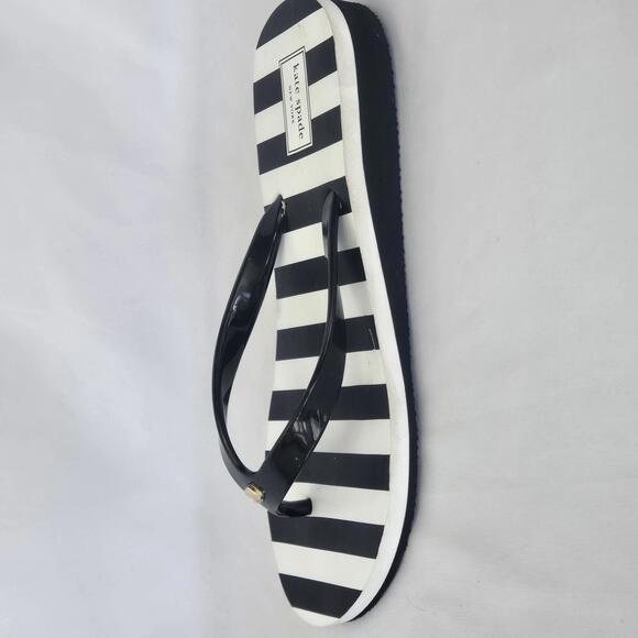 Kate Spade Striped Flip Flops 10 Stylish Summer Sandals - Picture 5 of 9